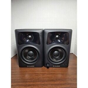 M-Audio AV42 Compact Desktop Studio Monitor Speaker Pair - Black